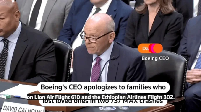 波音CEO承认公司报复&ldquo;吹哨人&rdquo;